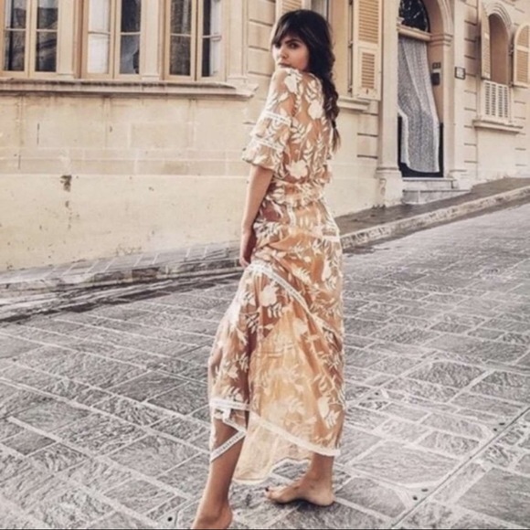 For Love & Lemons Emelia Top & Maxi Skirt Boho Set - Picture 2 of 16